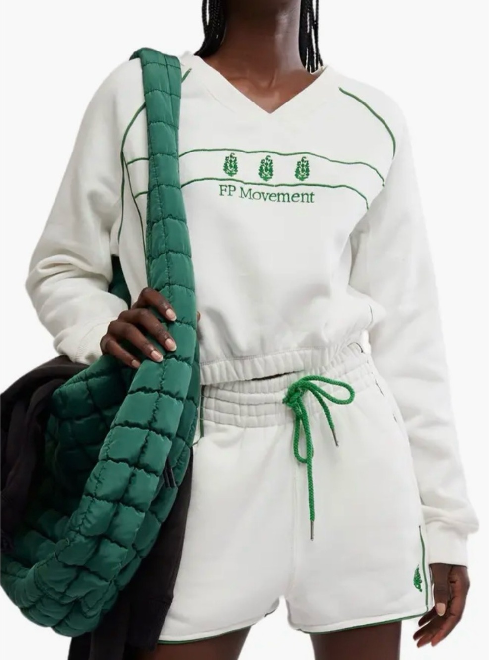 Seeing Double Sweatshirt & Shorts Set Small